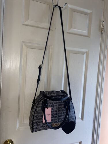 Juicy Couture Gothic Printed Start Us All Out All The Love Satchel Handbag $79