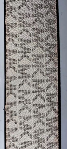 Michael Kors Belt Vanilla/Luggage Reversible Printed MK Logo and Buckle ALL SIZES!