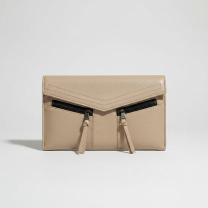 Botkier New York Small Leather Trigger Cross Body Bag - Fawn Beige - New With Tags