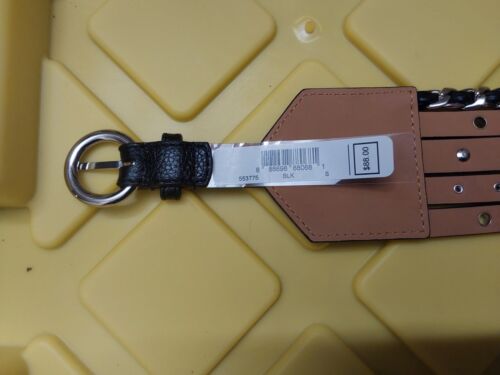 Michael Kors Belt black With studs and chain Really something different!