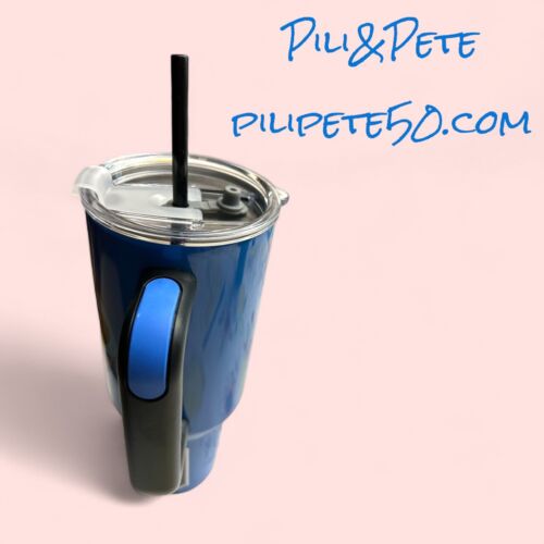 Disney Lilo & Stitch Face Stainless Steel Tumbler 40 Oz. Travel Cup Mug