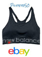 NEW BALANCE Medium Impact Sports Bra Style R000300~ Size XL~BLACK~ EXCELLENT FIT