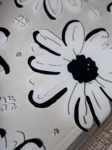 Kate Spade Phone Case iPhone 13 & 12 PRO MAX White Flowers Rhinestones Beautiful