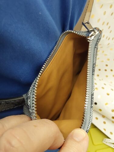 MICHAEL KORS FANNY PACK BELT BAG GRAY SILVER HARDWARE