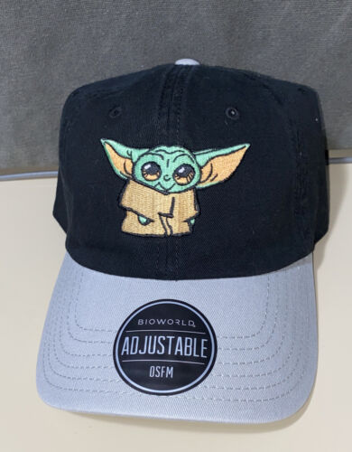 Mandalorian The Baby Yoda Cap Adjustable Star Wars Bioworld One Size Fits All