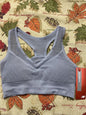 New Balance Sports Bra Smokey Warts (Gray) Style 7454 Removable Cups Size XLarge