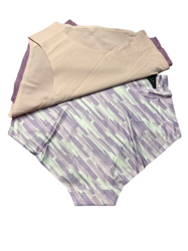 NEW BALANCE Women's No Show Seamless Mid-Rise Panties~3 Pck Multicolor~ALL SIZES