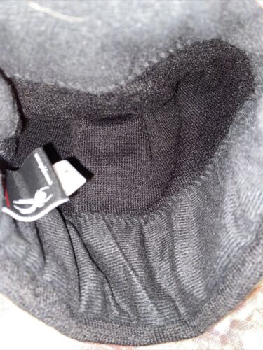 Spyder Jaquard Logo Beanie Hat Cap Black Graphic Ski and Snowboard New MSRP $35