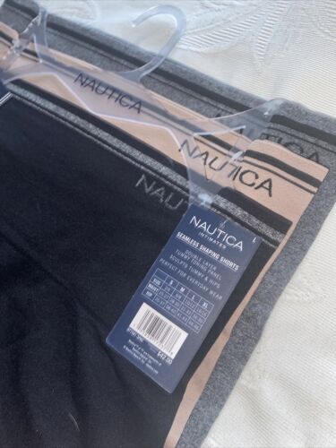 NAUTICA INTIMATES NT7481 - 3 PACK HIGH WAIST SEAMLESS SHAPING SHORTS GREAT FIT!