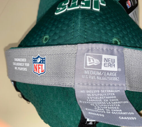 NEW YORK JETS TRAINING HEADWEAR 39THIRTY STRETCH TO FIT MED-LARGE