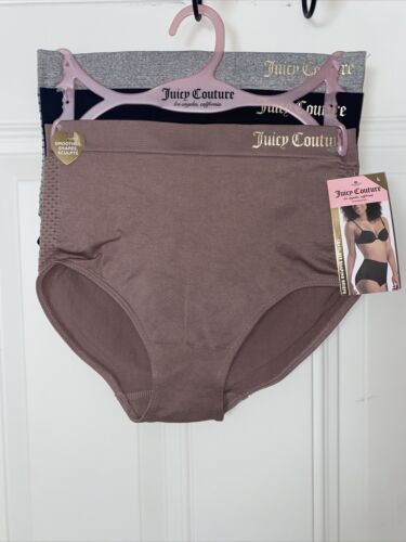 JUICY COUTURE~3 Pk  WOMEN’S FIT PANTIES~MULTICOLOR~  JC7052~ALL SIZES~GREAT FIT!