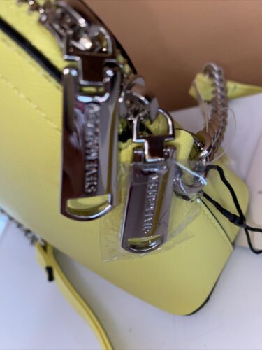 Steve Madden handbag BMaggie Yellow Dome Handbag Crossbody  NEW