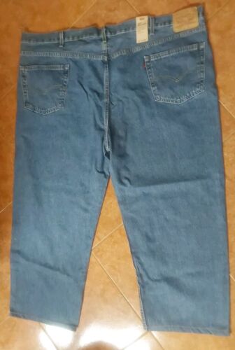 LEVI'S 550 RELAXED SITS AT THE WAIST LOOSE THIGH TAPERED LEG 52"X30"