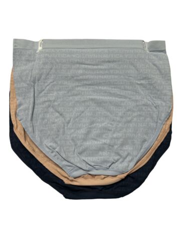 NAUTICA INTIMATES NT9471-3 PACK SUPER SOFT HIGH WAIST BRIEF PANTIES GREAT FIT-3X