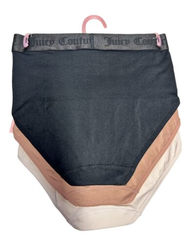Juicy Couture 3 Pack~Seamless Women’s Briefs~LARGE~Multicolor~JC1668 NEW~SHAPER!