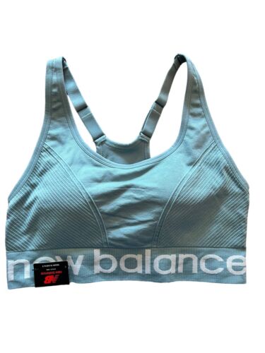 NEW BALANCE Medium Impact Sports Bra Style R000300~ Size XL~GREEN~ EXCELLENT FIT