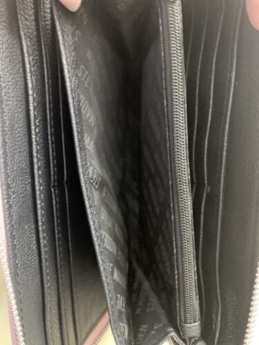 STEVE MADDEN PINK WALLET WRISTLET SMOOTH TEXTURED