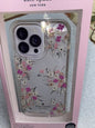 Kate Spade iPhone Case 13 ProMax & 12 ProMax Floral Metallic Rhinestones NIB