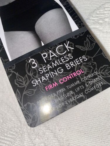 Kathy Ireland Seamless Shaping Briefs Panties Firm Control  L