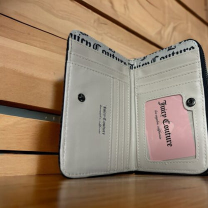 Juicy Couture Black Wallet~ Angel Brighter~Multi-Compartment Bifold~ ELEGANT~NWT