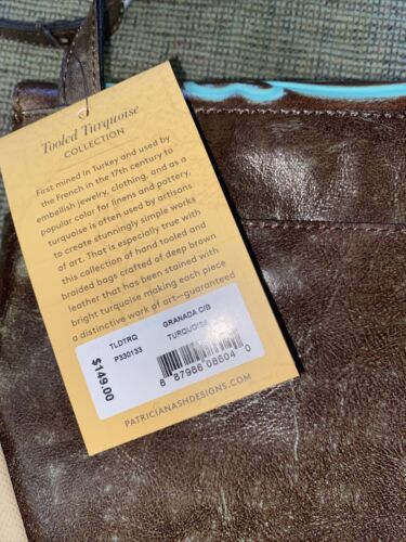 PATRICIA NASH Turquoise Style P330133 Granada Crossbody Handbag NEW BEAUTIFUL!!