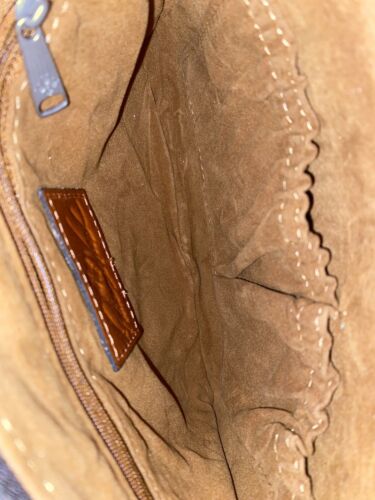 PATRICIA NASH~CASSINI~Leather Wristlet Turquoise TOOLED ~Style P87113~REAR FIND