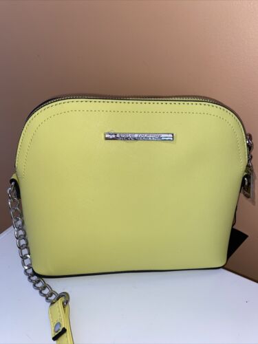 Steve Madden handbag BMaggie Yellow Dome Handbag Crossbody  NEW