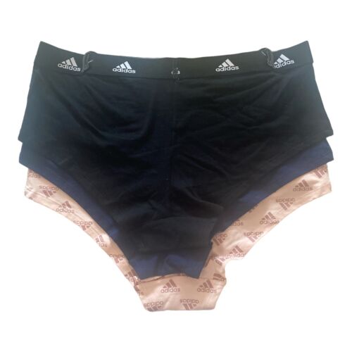 Adidas Women's 3-PK Cotton Boyshort Underwear  4A1H32 (Size L) NWT MSRP $36