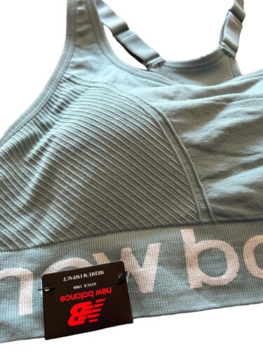 NEW BALANCE Medium Impact Sports Bra Style R000300~ Size XL~GREEN~ EXCELLENT FIT