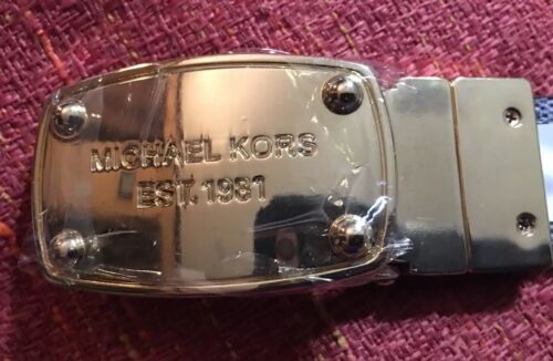 MICHAEL KORS BELT REVERSIBLE SKINNY WITH GOLD BUCKLE
