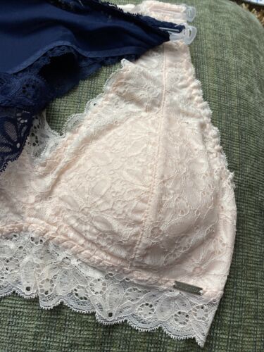 NÁUTICA 2PACK INTIMATES LACE COMFORT BRAS SIZE LARGE RETAIL $48 BEAUTIFUL NEW