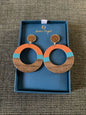 DARBIE ANGELL ~Earrings ~ Multicolor ~ Gold ~Tone Fashion Designer NIB ~ UNIQUE