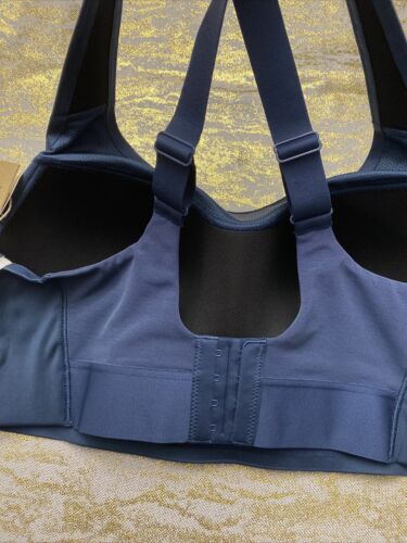 Adidas Blue Solid Cross-back Ultimate Bra Women’s Size 40D Retail $65