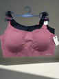 Lucky Brand~2 Pack Seamless Laser Cut Bras Black /Mauve~LV19052X~PLUS 2X~UNIQUE