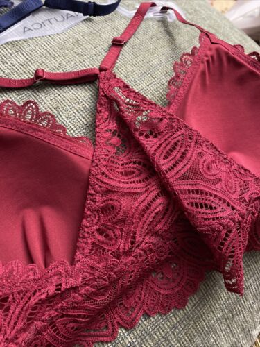 NÁUTICA 2PACK INTIMATES LACE COMFORT BRAS SIZE XLARGE RETAIL $48 BEAUTIFUL NEW