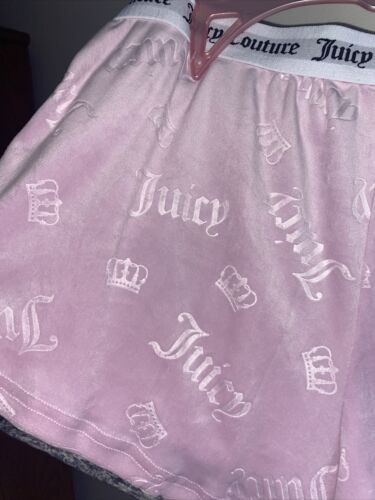 JUICY COUTURE Sleepwear Velour Shorts~Style JC1751~2 Pair ~ All sizes~~REAR FIND