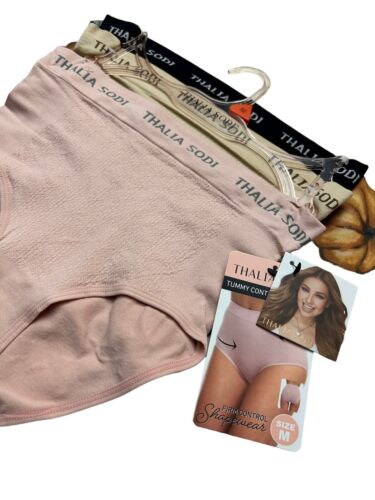 Thalia Sodi Shaping Tummy Control Rear Lift Briefs~3 Pair~Style ❤Size Medium