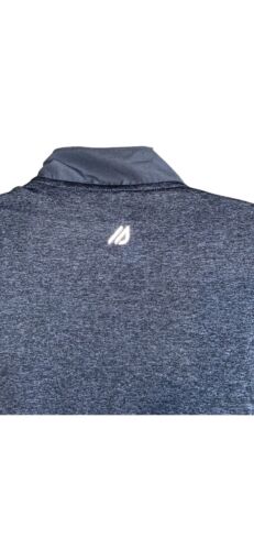 Eddie Bauer Half Zip, Mock Neck Pull Over Shirt  Ebony Small~Sweater Pullover