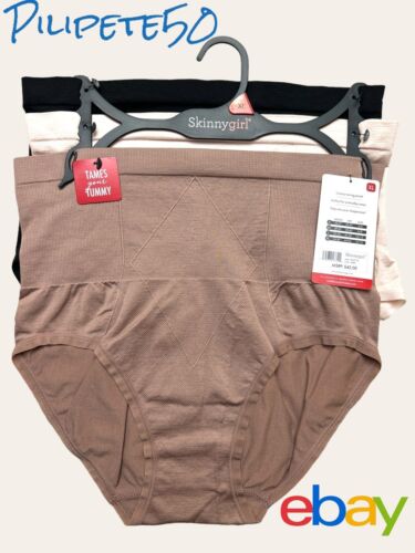 Skinnygirl Shaping Seamless Briefs~Tames Your Tummy Sz. XL~ 3 pair Style SG7715￼