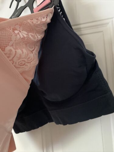 Delta Burke 3-Pack Seamless Bras Size 1X Soft Comfort Lounge Removable Pads NEW
