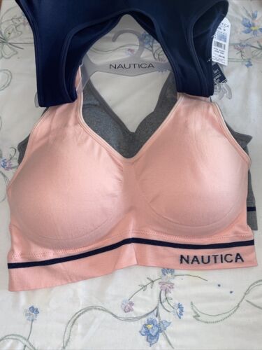 NÁUTICA 3 PACK INTIMATES LOUNGE COMFORT BRAS SIZE 1X RETAIL $54 NT2457 NEW