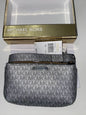 Michael Kors Women’s Belt  Fanny Pack MK Signature Logo SILVER Logo MK- S/M