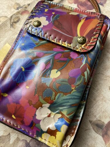 PATRICIA NASH Mini Cross-Body Bag MARINELLA Convertible Wristlet Sunmer Florals
