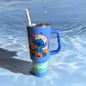 Disney Stitch Halloween Stainless Steel 40 oz Tumbler with Handle Lid & Straw