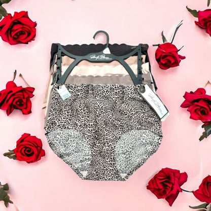 Marilyn Monroe 5pc MM3731-49  No Show Mid-Rise Panties~S~Multicolor $48-PERFECT