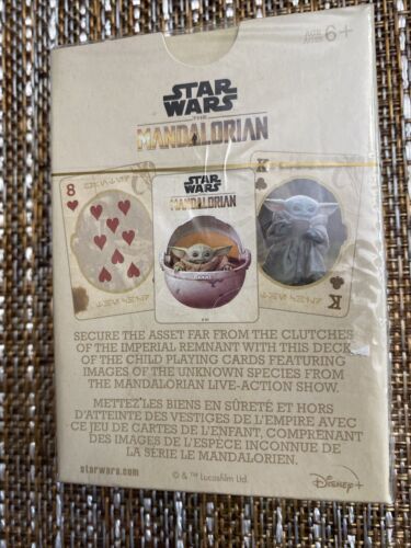 STAR WARS  "THE MANDALORIAN"  The Child 54 Playing Cards Collectible