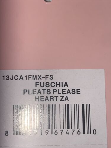 JUICY COUTURE FUSCHIA PLEATS PLEASE HEART SHAPED COIN PURSE 13JCA1FMX-FS