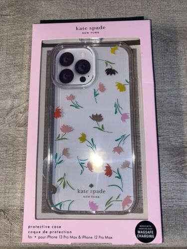 Kate Spade iPhone Case 13 ProMax & 12 ProMax Floral  NIB ~ MAGSAFE ~ 6.7  UNIQUE