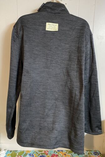Eddie Bauer half zip mock neck pull over shirt Large