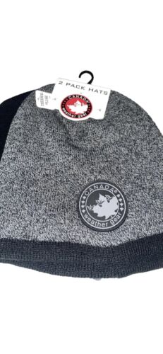 CANADA WEATHER GEAR KNIT 2 PACK BEANIE HAT SUPER WARM FOR THOSE COLD COLD DAYS~